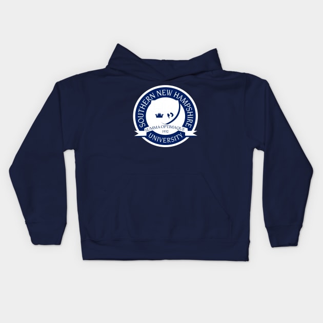 Southern New Hampshire University Kids Hoodie by KellogChan